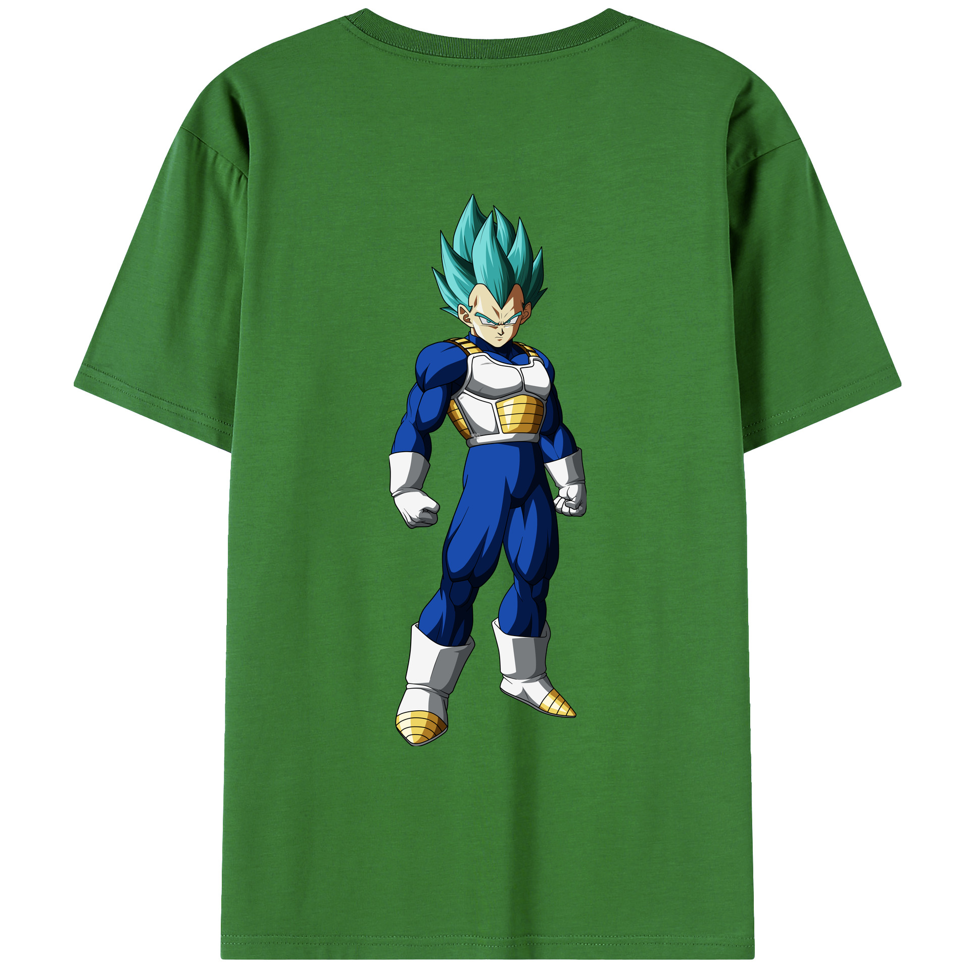 （画像用） ドラゴンボール ベジータ四世（Bejīta Yonsei）DRAGON BALL Vegeta IV レディース半袖Tシャツ(バックプリント)